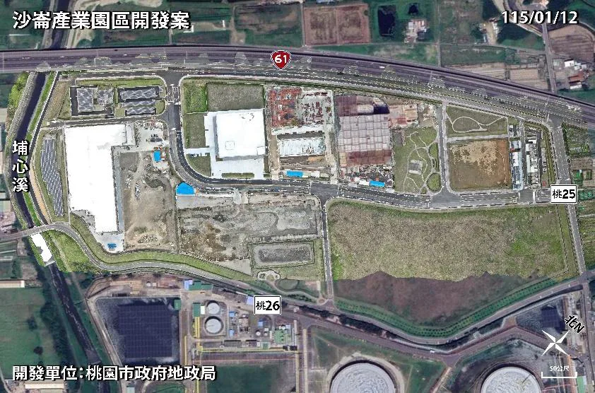 沙崙產業園區開發案 — 大面積正射影像